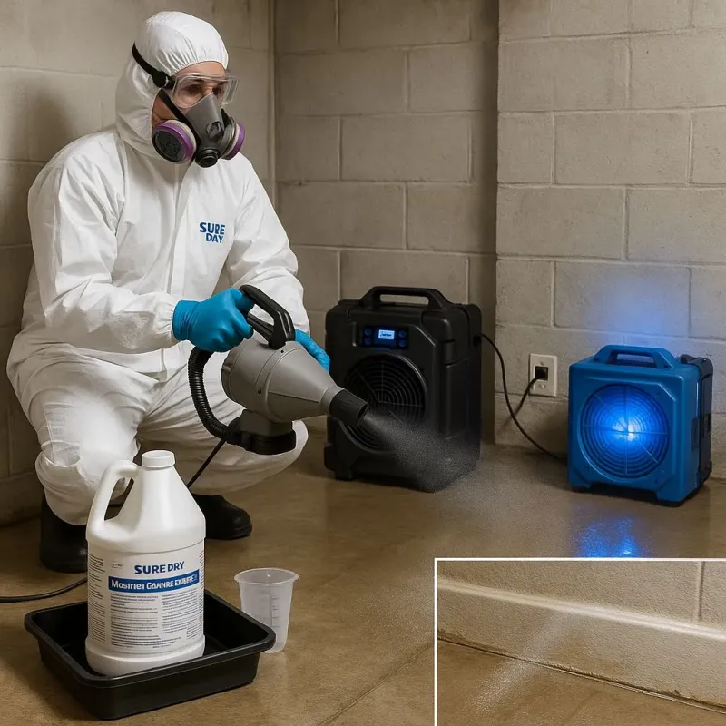 Sanitization and Odor Removal process in Blaine, TN